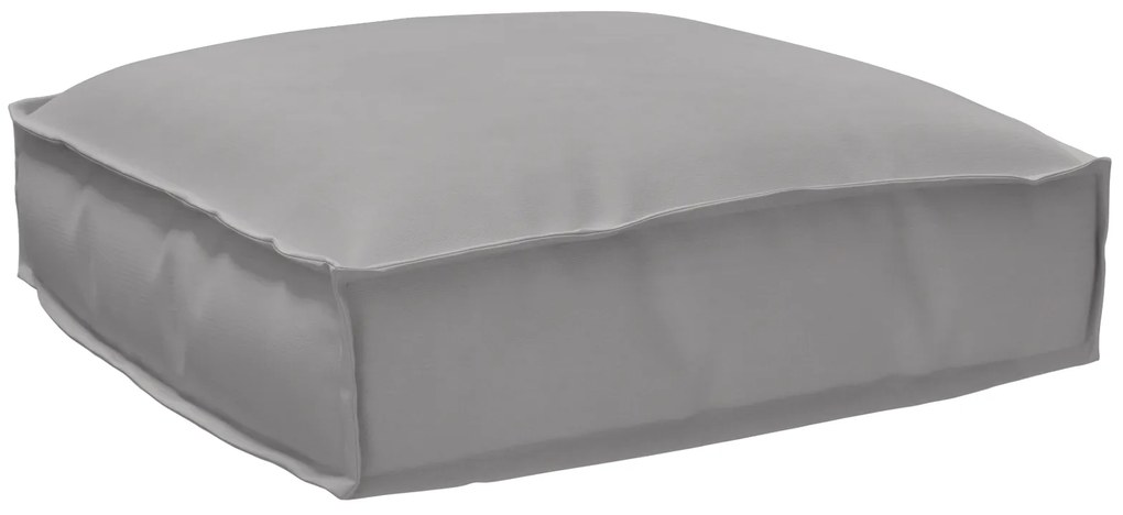 vidaXL Almofada de palete para assento Cinzeto 50 x 50 x 12 cm