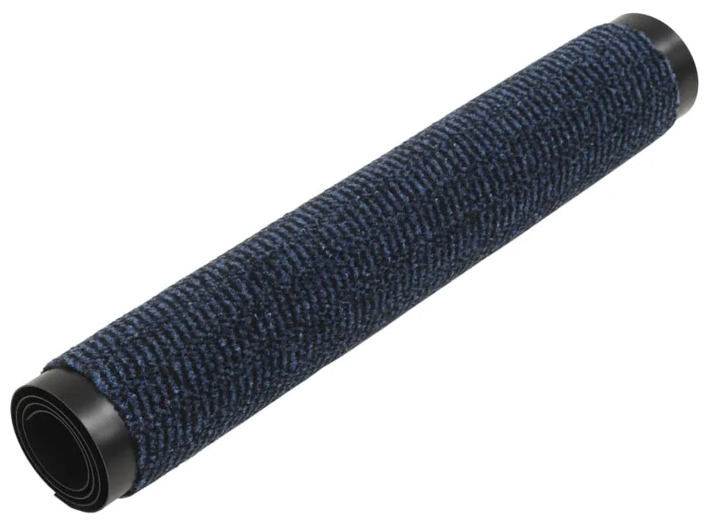 Tapete controlo pó retangular tufado 2pcs 60x90cm azul