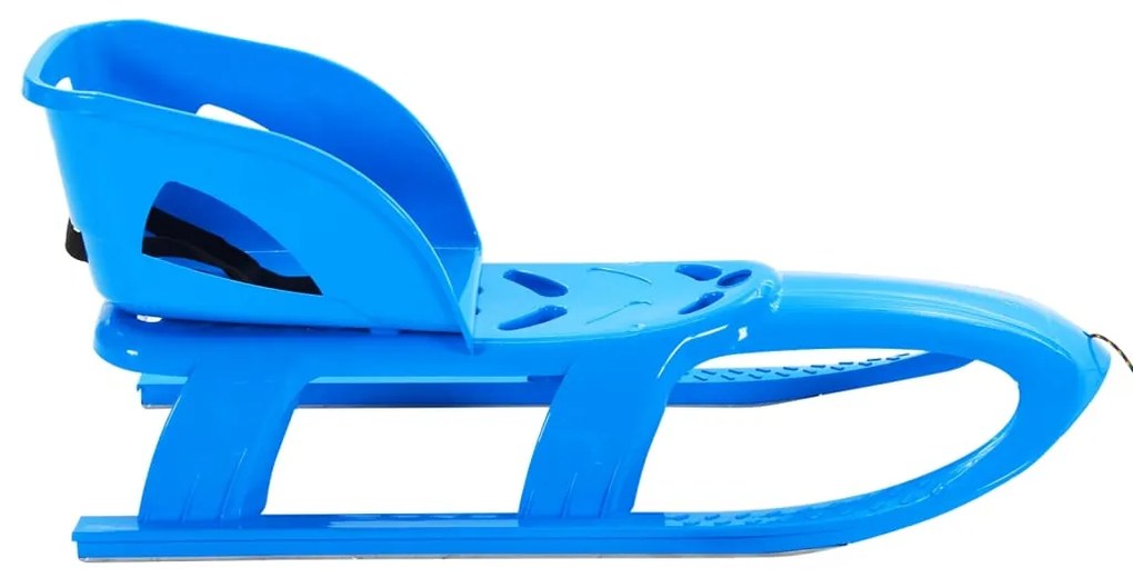 Trenó com assento 102,5x40x23 cm polipropileno azul
