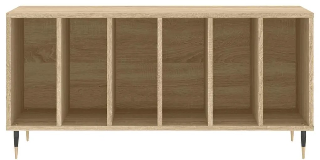 Armário p/ discos 100x38x48cm derivados madeira carvalho sonoma