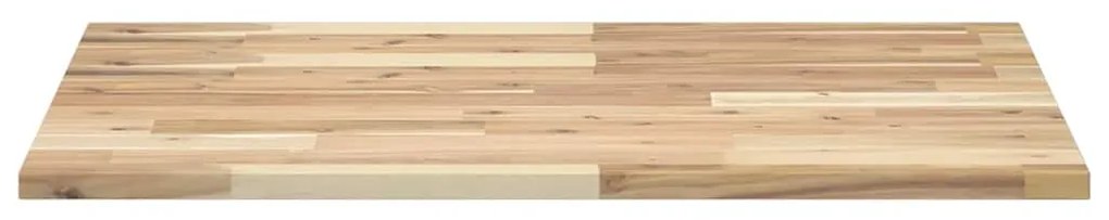 Tampo de mesa retangular 100x60x2 cm madeira de acácia maciça
