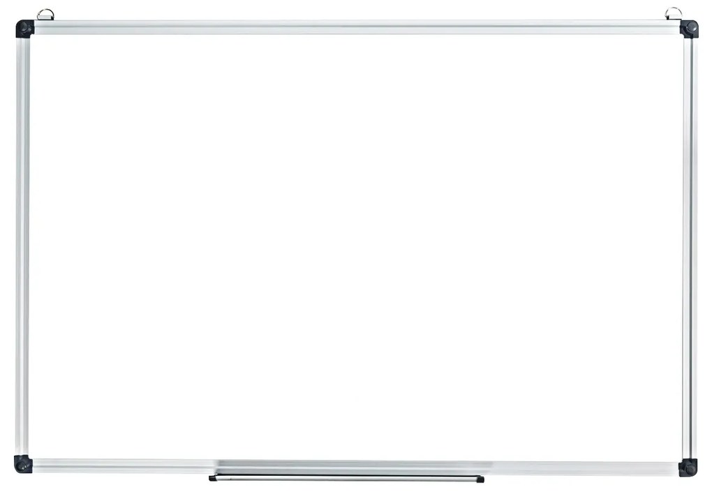 Quadro branco de parede de 60 cm x 40 cm com tabuleiro amovível 3 marcadores 2 ímanes e 1 apagador para escola, escritório e casa