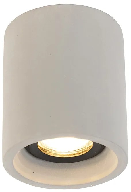 Foco de teto redondo inteligente em betão com Wi-Fi GU10 - Deep