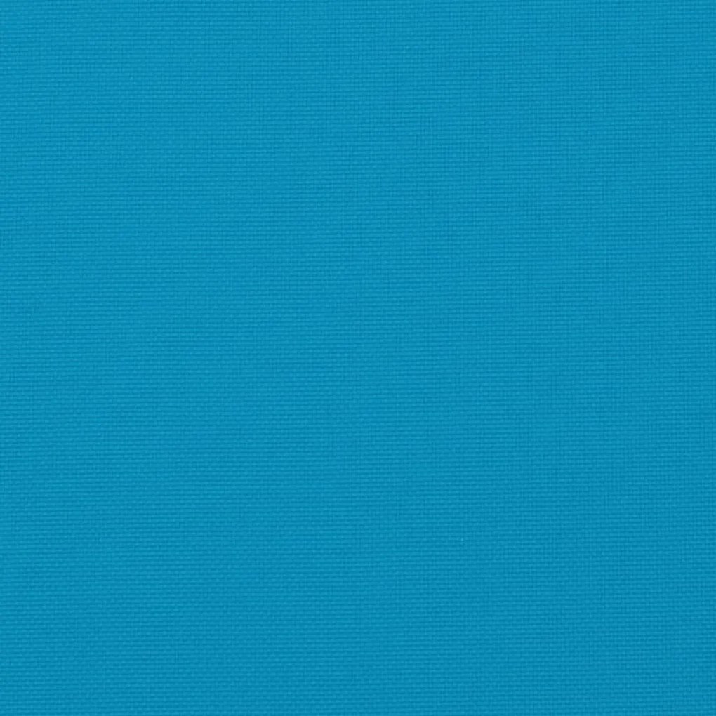 Almofadões cadeira encosto baixo 6 pcs tecido oxford azul-claro