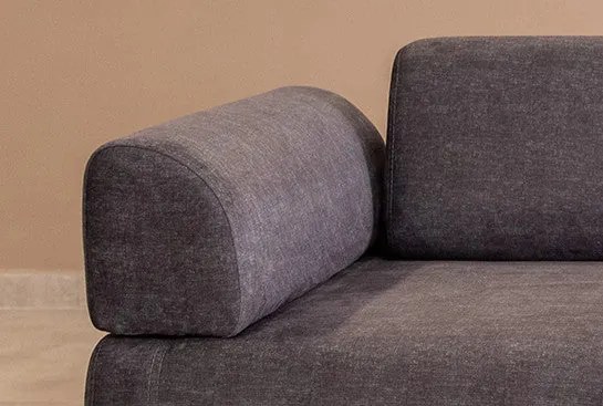 Sofá-Cama de 3 Lugares Infinity – Antracite – 220 cm x 90 cm x 80 cm