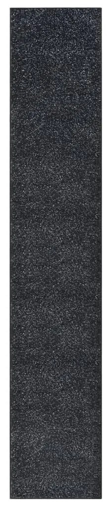 vidaXL Passadeira 80x450 cm polipropileno antracite