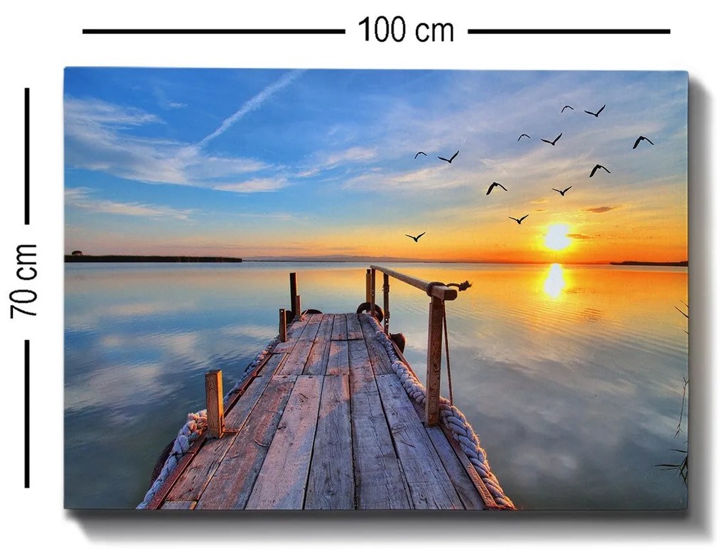 Pintura Decorativa em Tela 111732092 – Multicolor – 70 x 100 cm