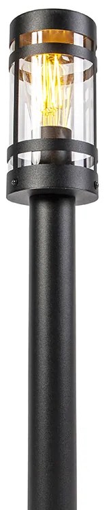 Candeeiro de exterior moderno preto 80 cm IP44 - Gleam