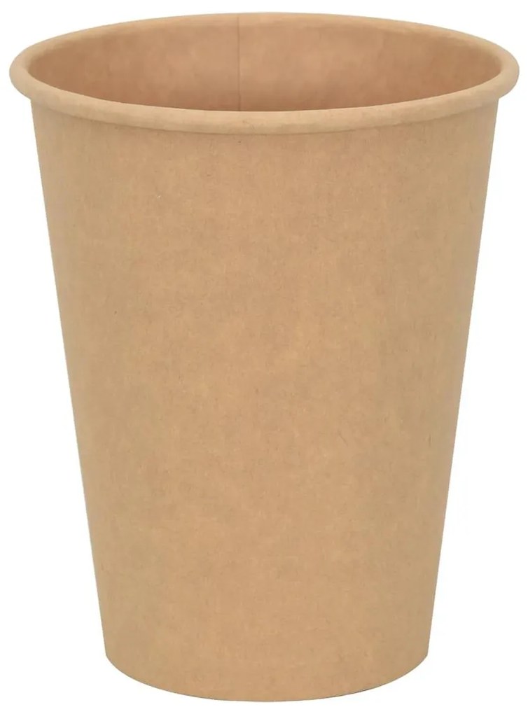 Copos de café de papel 1000 pcs 12oz 300ml castanho