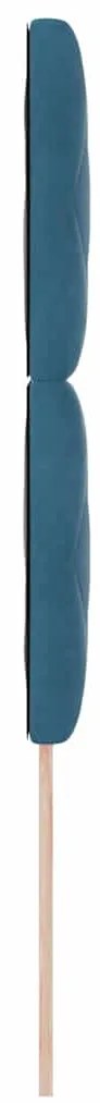 Cabeceira vidaXL Design Bloco de Diamante Azul Escuro 100 cm Veludo
