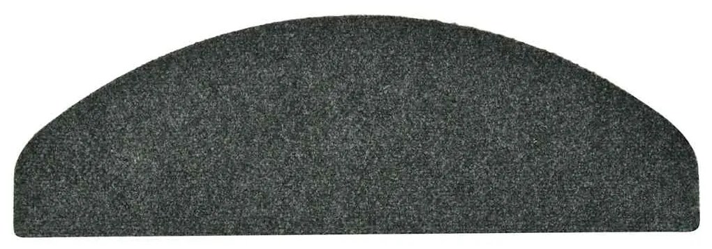 Tapetes de escada autoadesivos 30 pcs 65x21x4 cm verde