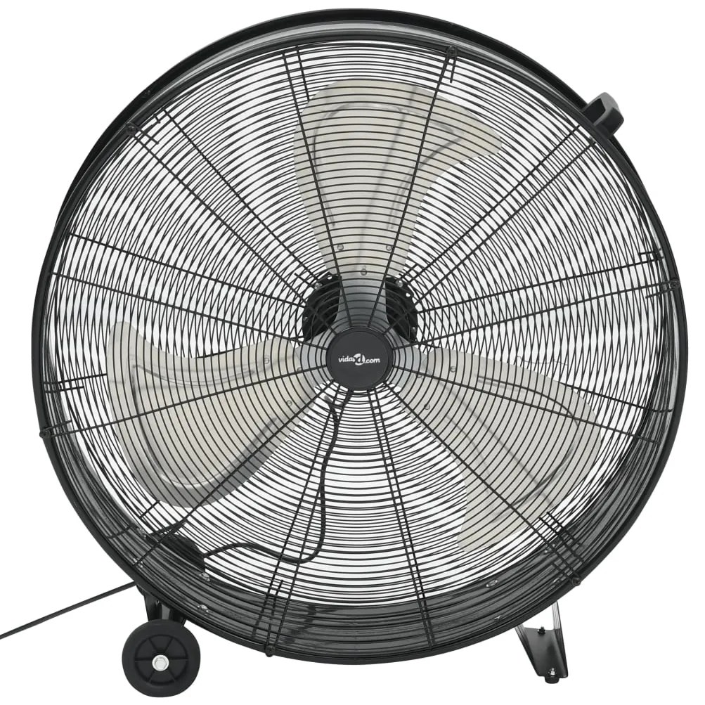 Ventoinha de tambor industrial 77 cm 187,7 W preto