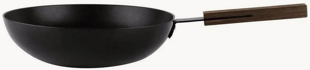 Wok com revestimento antiaderente preto