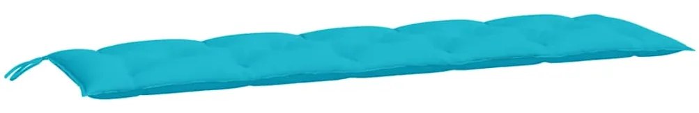 Almofadões para bancos de jardim 2 pcs tecido oxford turquesa