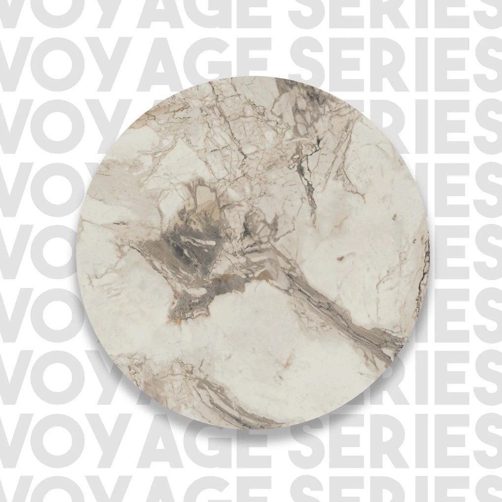Estante VG3 – Mármore e Dourado – 58x175x30 cm