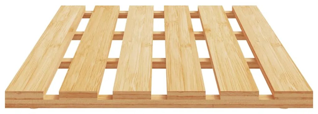 Tapete de casa de banho em bambu 54x36 cm