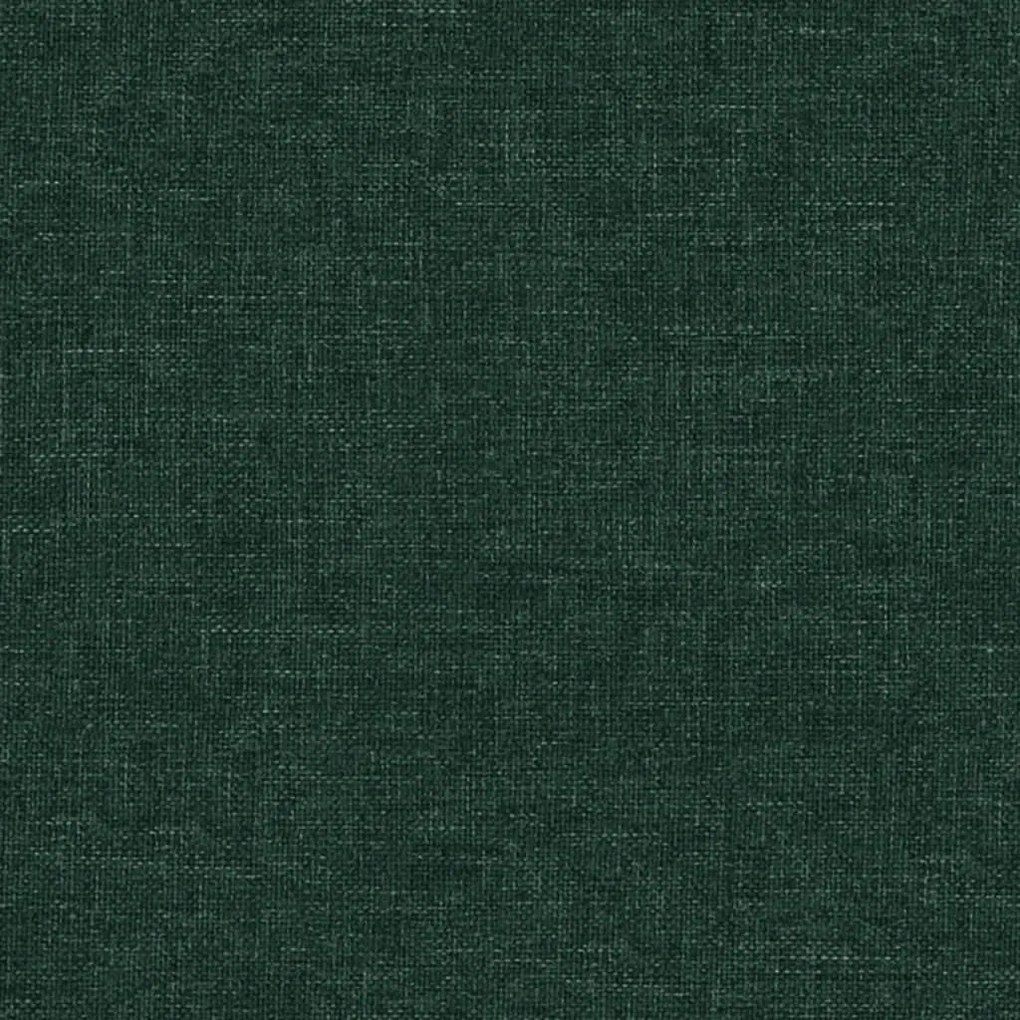 Cadeira de descanso com banco tecido verde-escuro