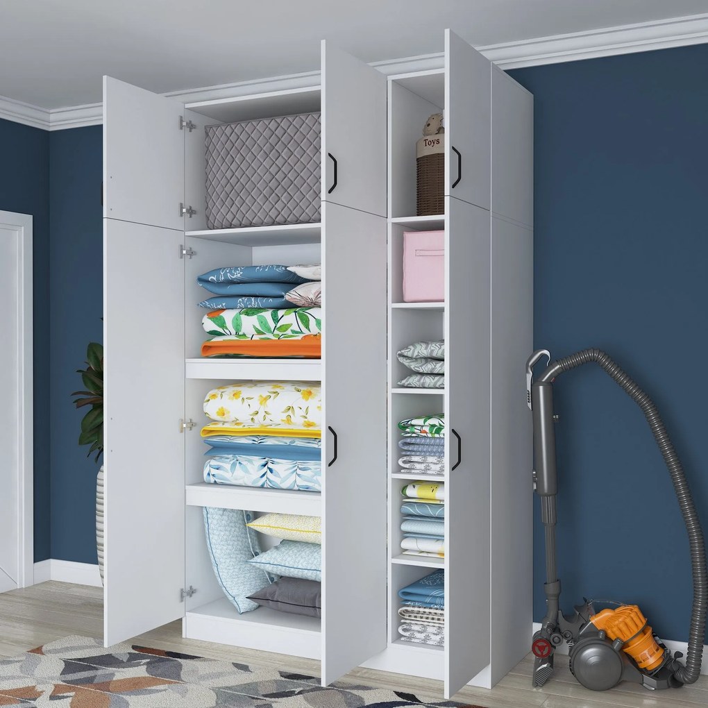 Roupeiro BA104 – Branco – 145x239x55 cm