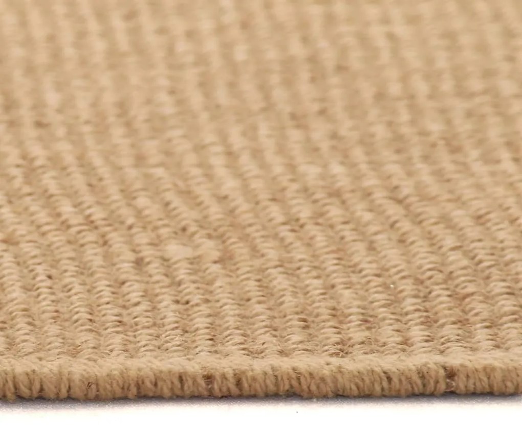 Tapete de divisão em juta com apoio de látex 120x180 cm natural