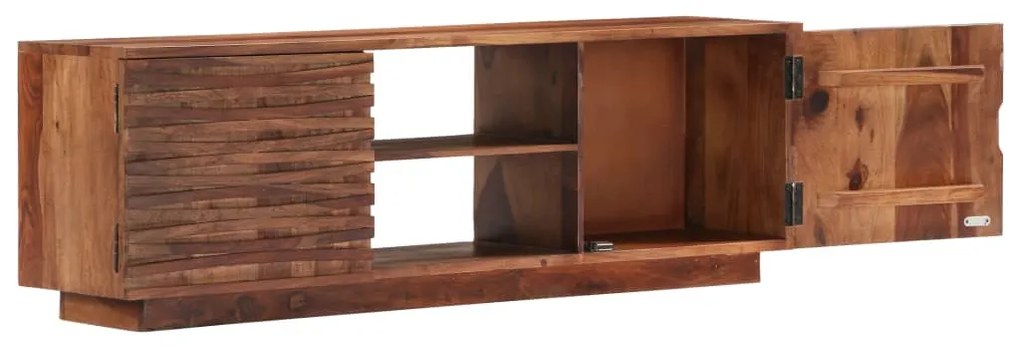 Móvel de TV 120x30x40 cm madeira de acácia maciça