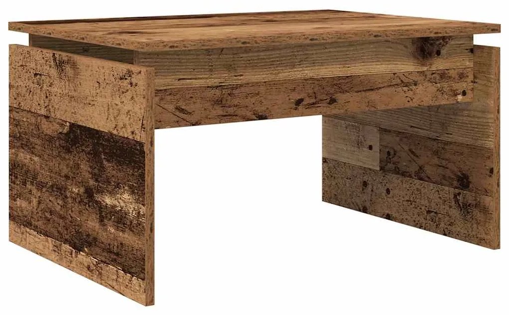 Mesa de centro 68x50x38 cm derivados de madeira madeira velha