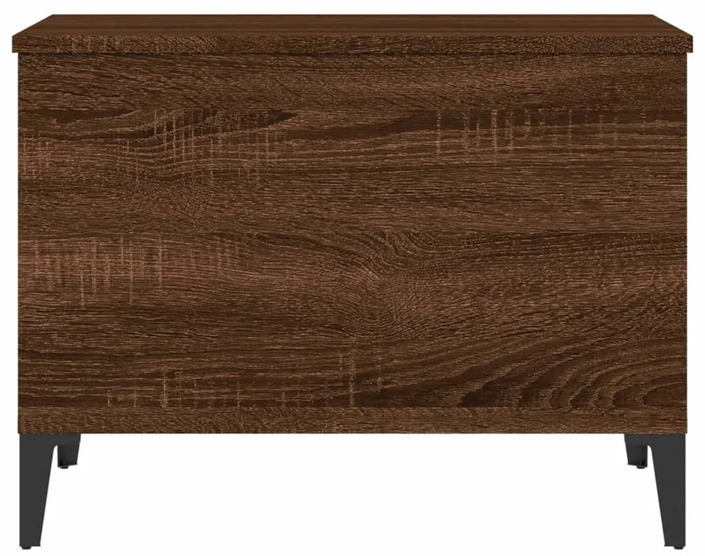 Mesa centro 60x44,5x45 cm derivados madeira carvalho castanho
