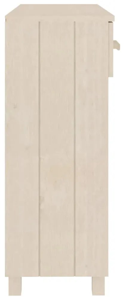 Mesa consola HAMAR 90x35x90 cm pinho maciço castanho-mel