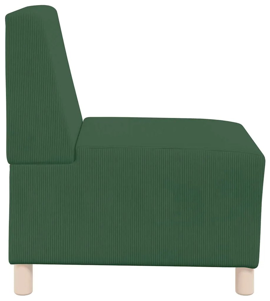 Poltrona 55 cm tecido corduroy verde selva
