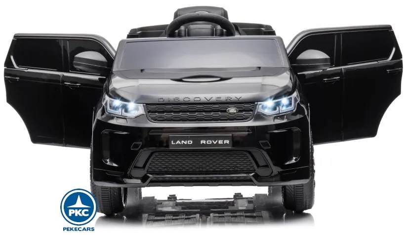 Carro eletrico crianças Land Rover Discovery Sport 12V 2.4G Preto Metalizado