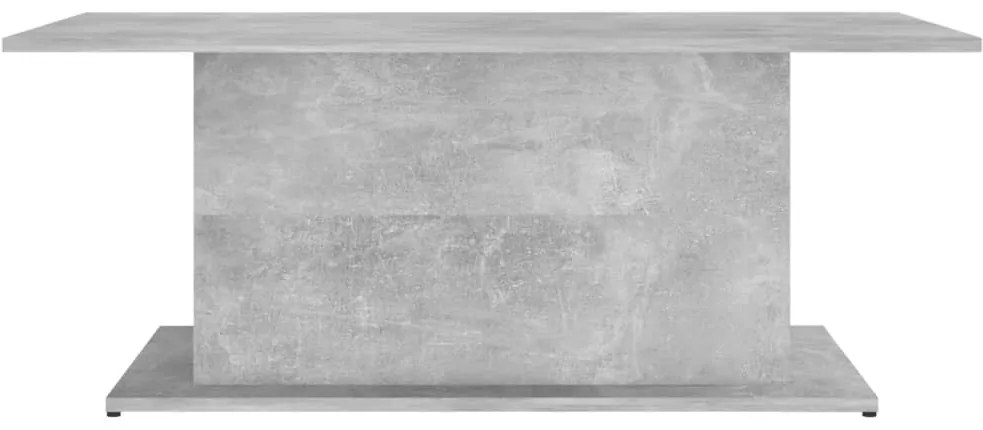 Mesa de centro 102x55,5x40 cm contraplacado cinzento cimento