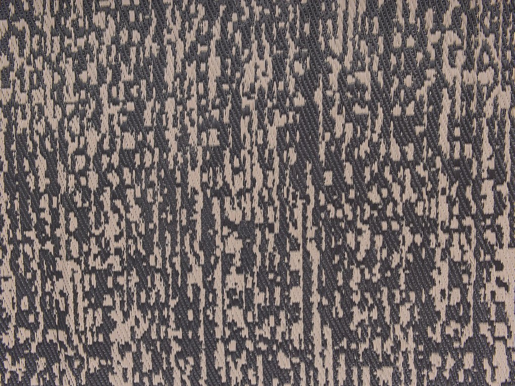 Tapete de exterior creme e preto 160 x 230 cm BALLARI Beliani
