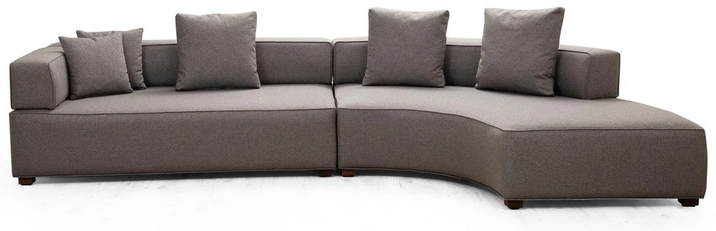 Sofá de Canto Gondol – Cinzento – 180 x 105 cm