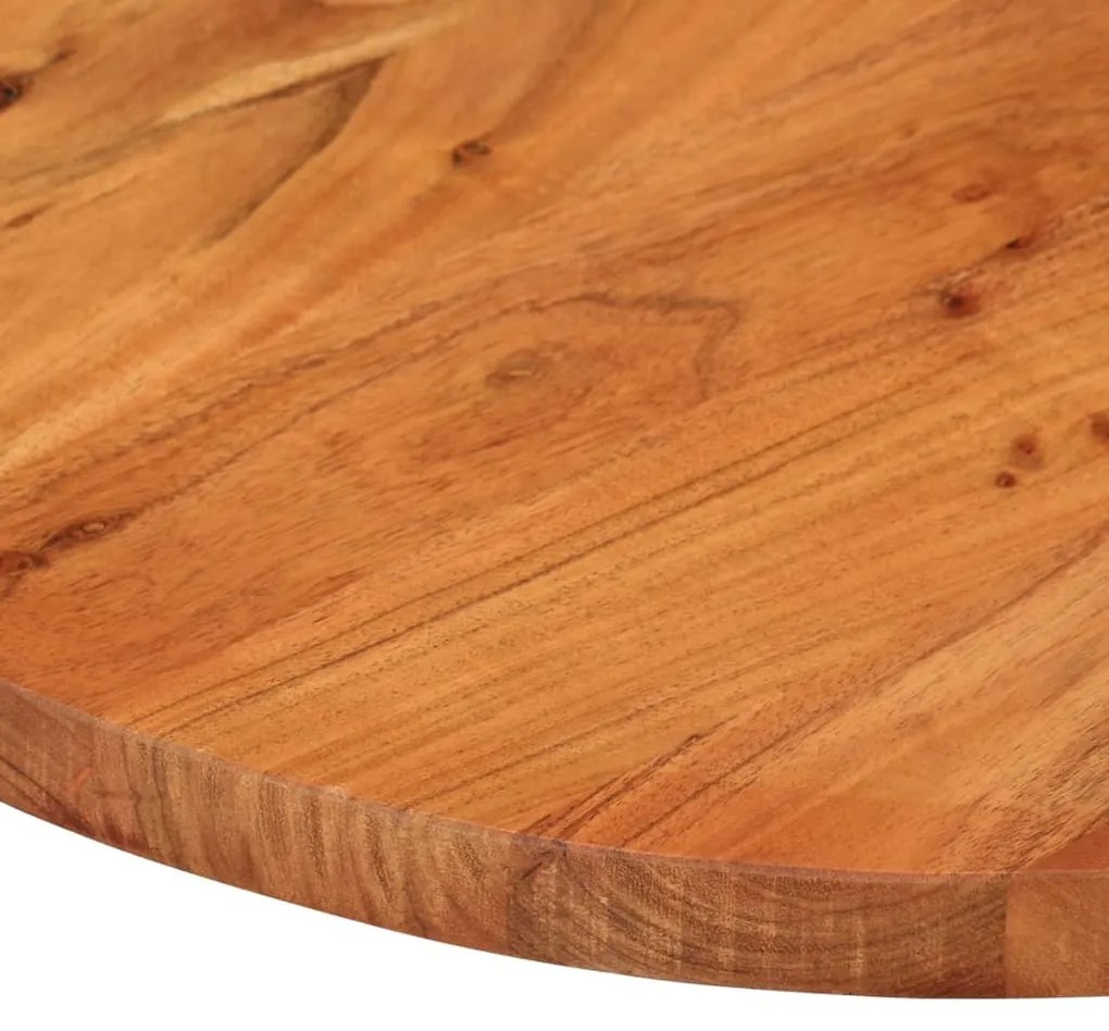 Tampo de mesa oval 90x40x2,5 cm madeira de acácia maciça