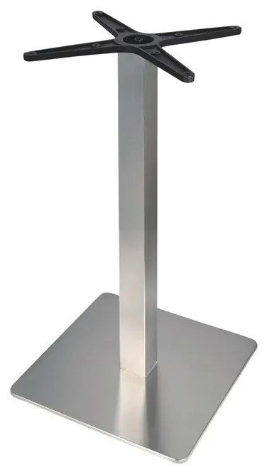Pernas de Mesa Bar, Restaurante, Café, Esplanada Conjunto de 2 Bases de mesa RHIN, aço inoxidável, base de 45 x 45 cms, altura 73 cms, polido satin