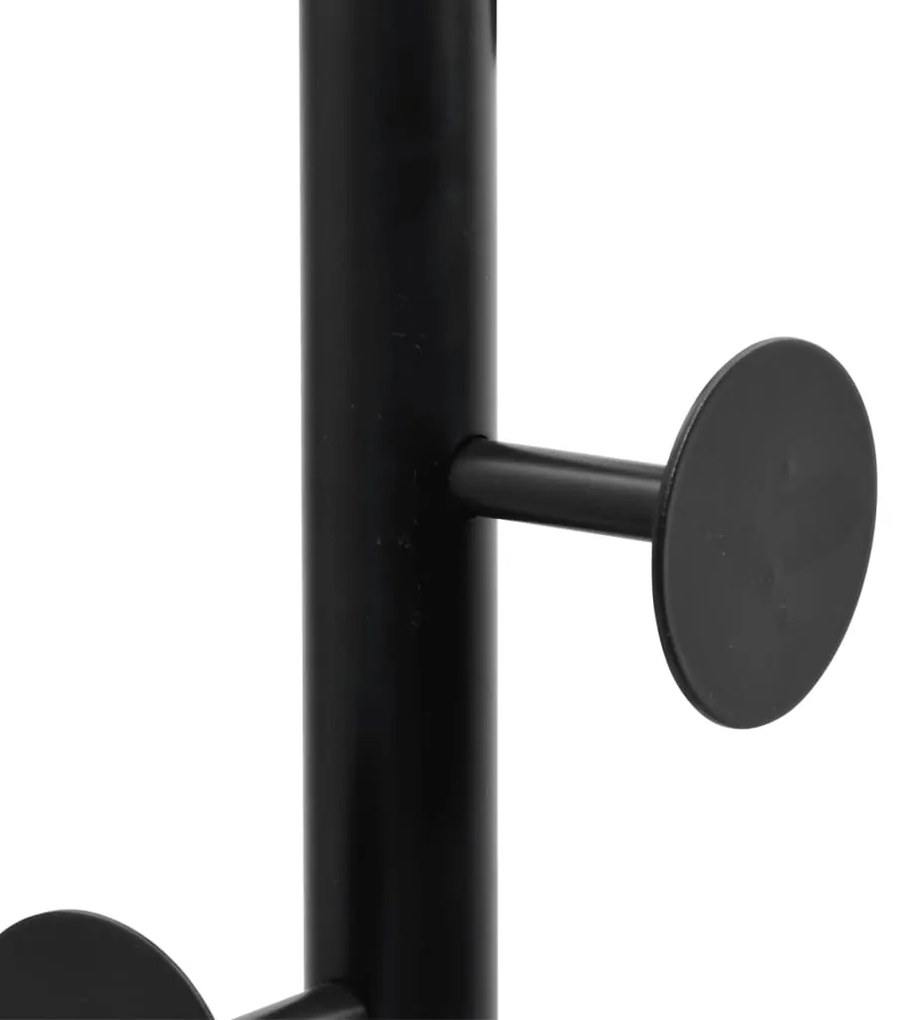 Bengaleiro 176 cm ferro revestido a pó preto