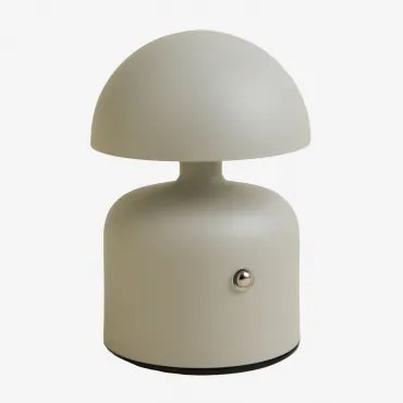 Nantali Wireless Iron Led Lâmpada De Mesa Para Exterior Verde Cáqui - Sklum