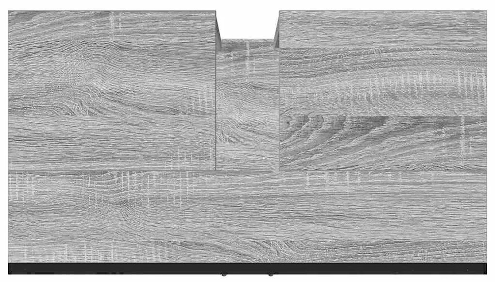 Móvel p/ lavatório 60x33x60cm derivados madeira cinzento sonoma