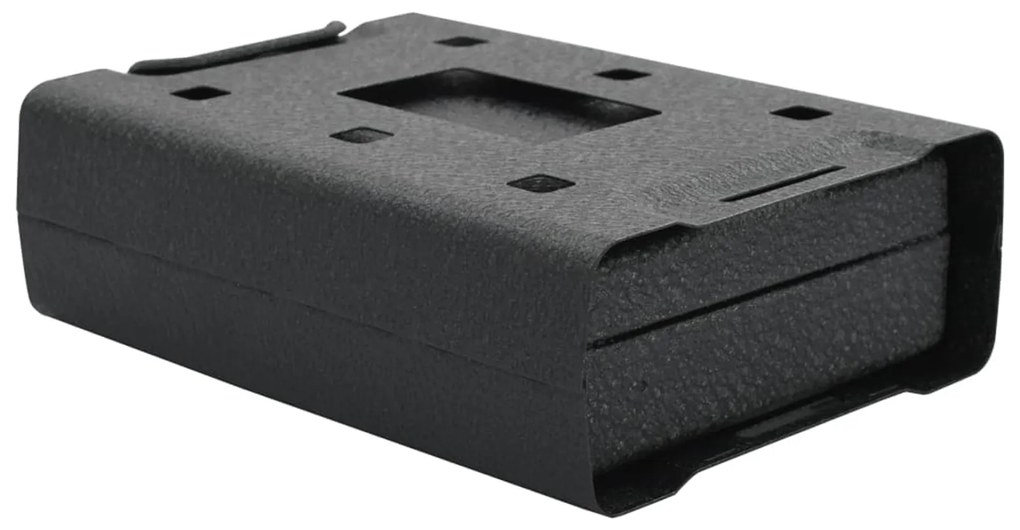 Cofre de Segurança Preto Metal Pequeno Fechaduras