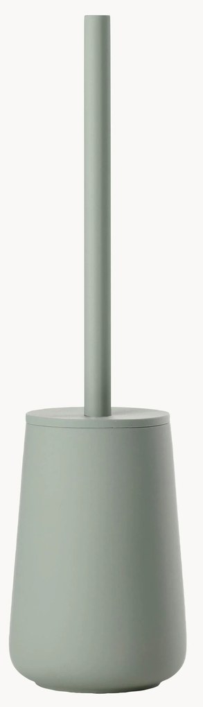 Escova de sanita com recipiente de porcelana Nova