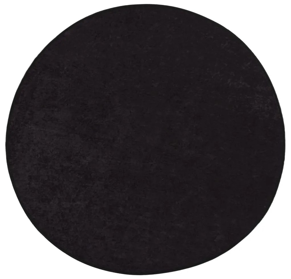 Tapete lavável antiderrapante φ120 cm antracite