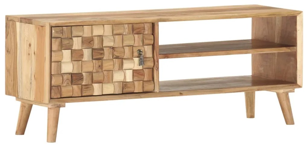 Móvel de TV 100x35x40 cm madeira de acácia maciça