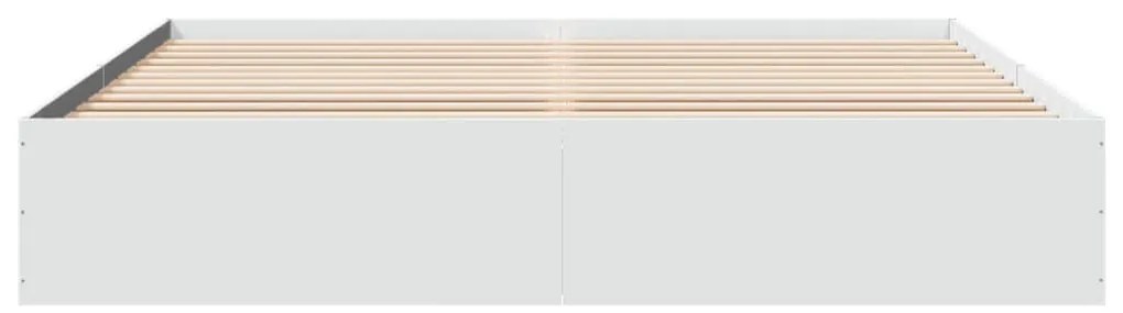 Estrutura de cama 180x200 cm derivados de madeira branco