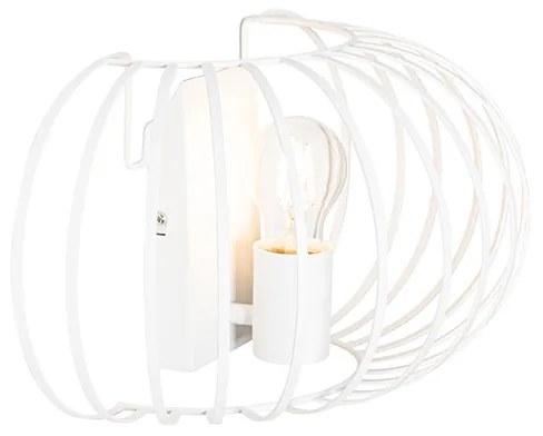 Candeeiro de parede design branco 39 cm - Johanna