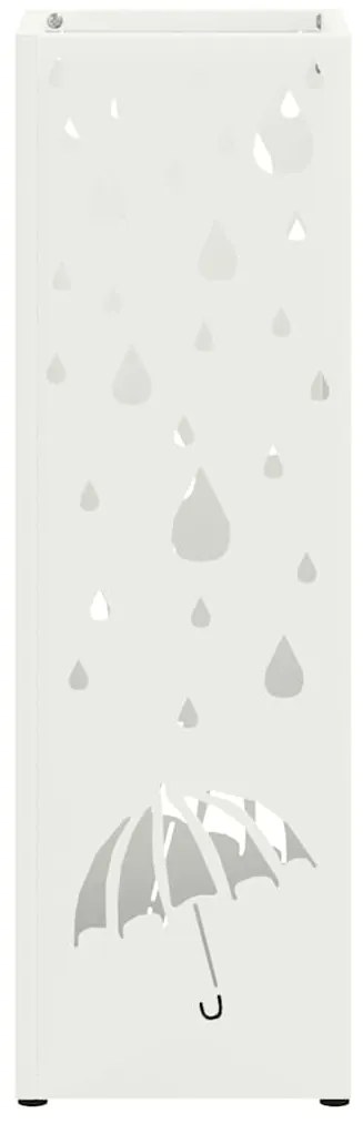 Suporte para Guarda-Chuva Branco Metal Padrão
