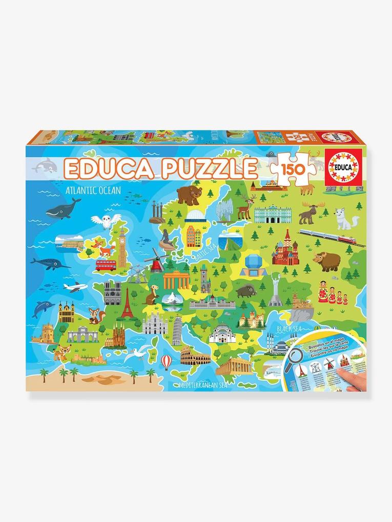 Puzzle de 150 peças Mapa da Europa, da EDUCA  multicolor