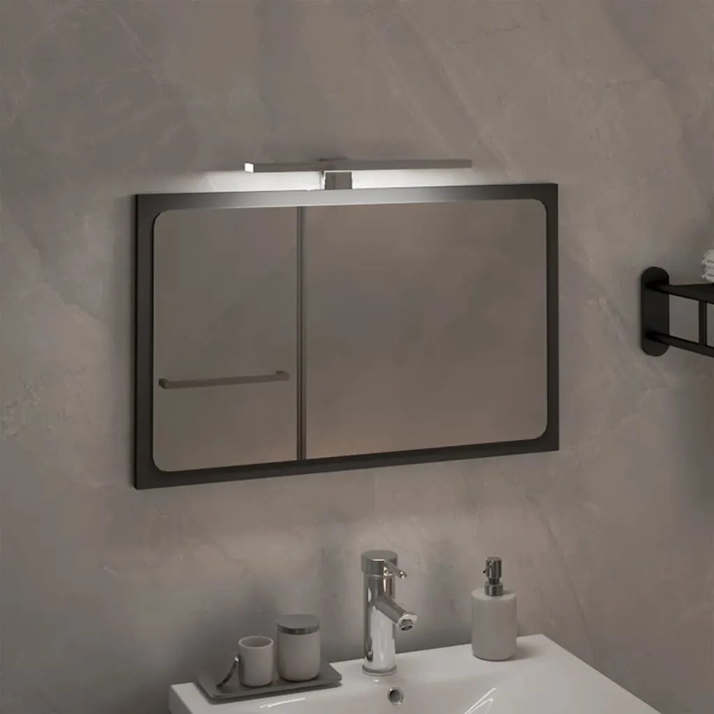 vidaXL Luz LED para espelho 5,5 W 6000 K 30 cm branco frio