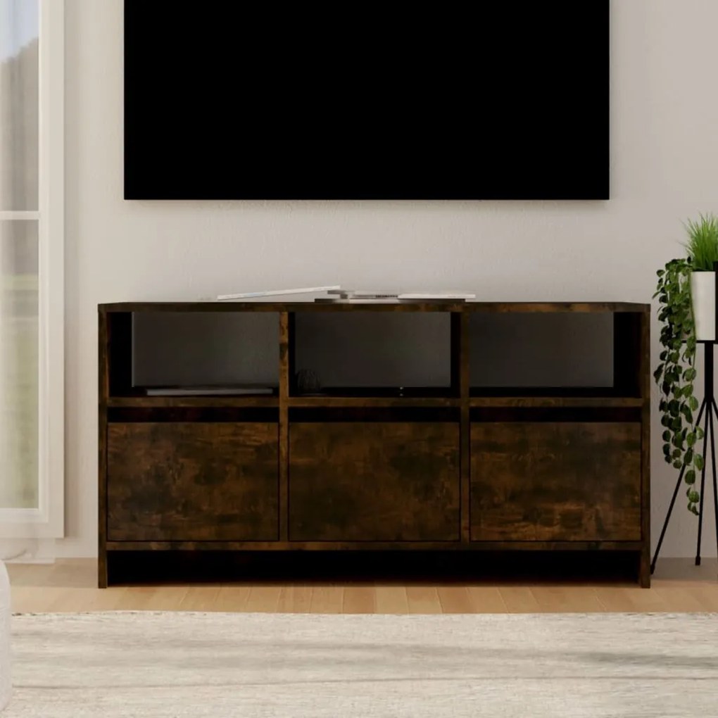 Móvel de TV 102x37,5x52,5 cm derivados madeira carvalho fumado