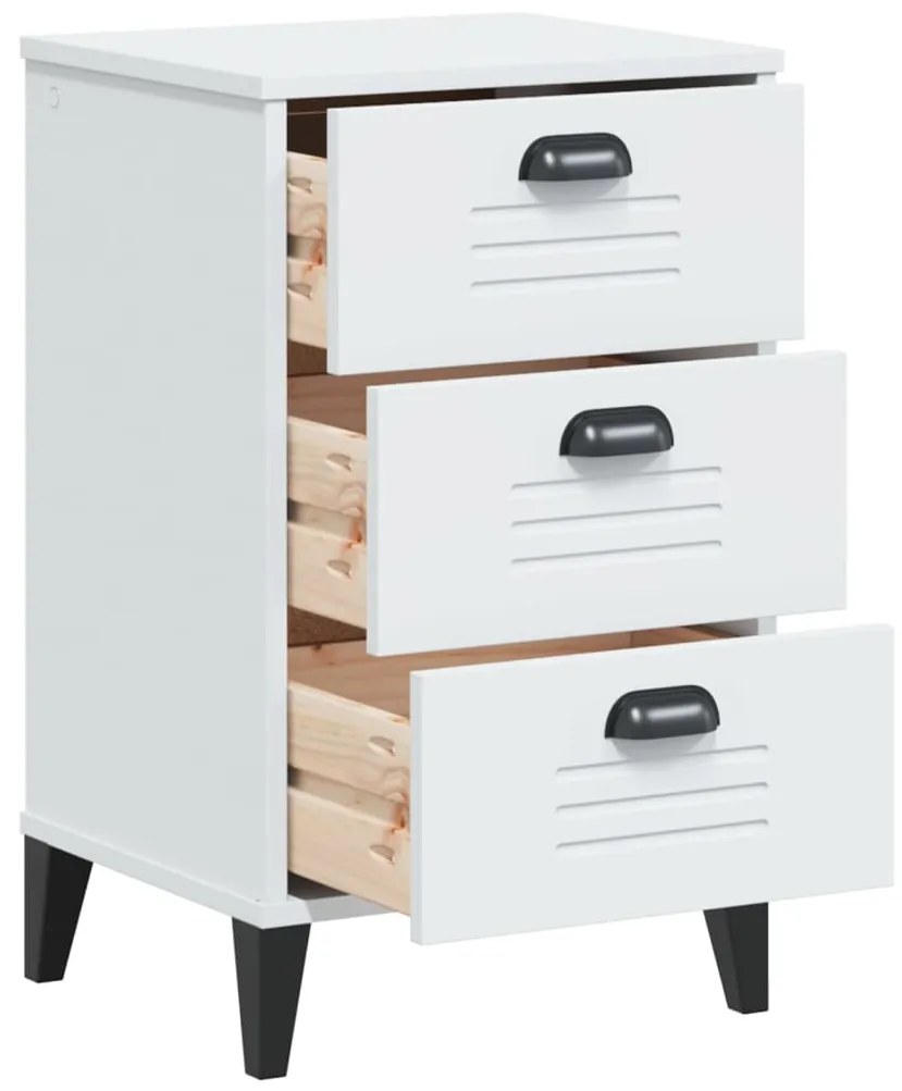 Mesa de cabeceira VIKEN derivados de madeira branco