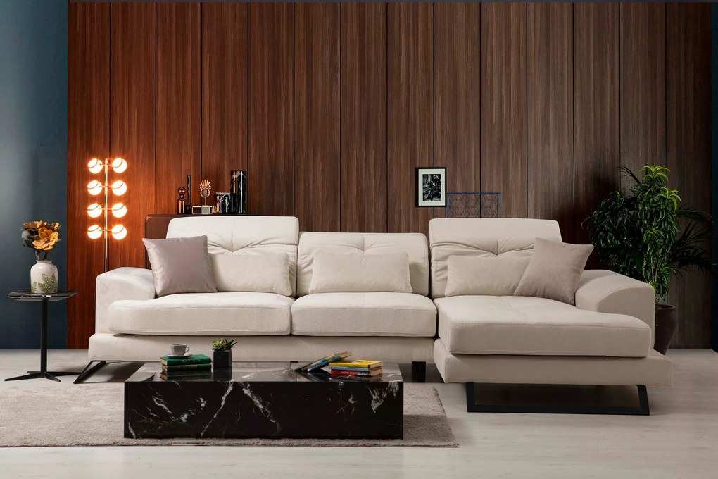 ****
Sofá de canto Frido – Ecru – 190 x 304 cm
**