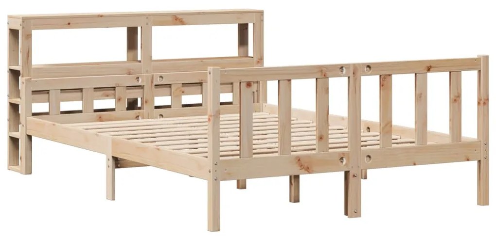 Cama sem colchão 160x200 cm madeira de pinho maciça